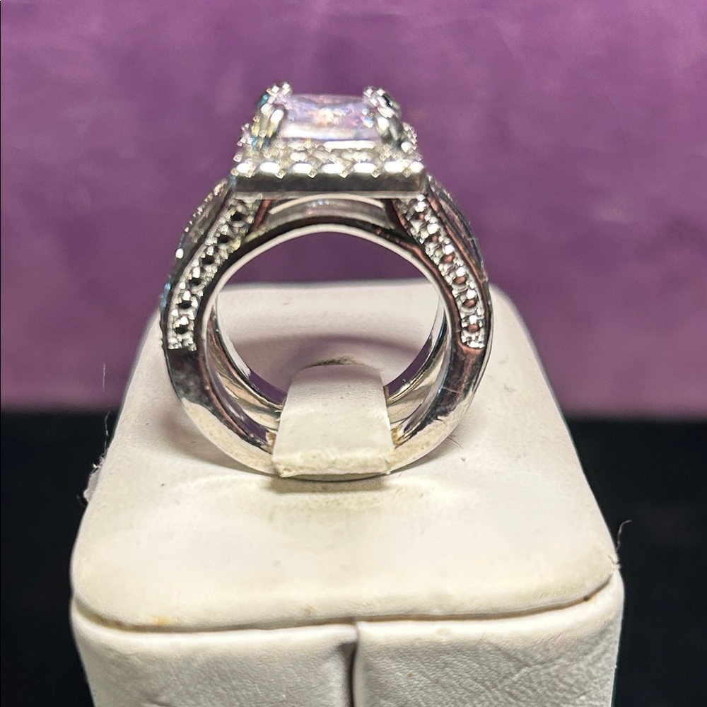 🛑UNAVAILABLE🛑 Elegant Silver Women's Ring Set - Picture 3 of 8